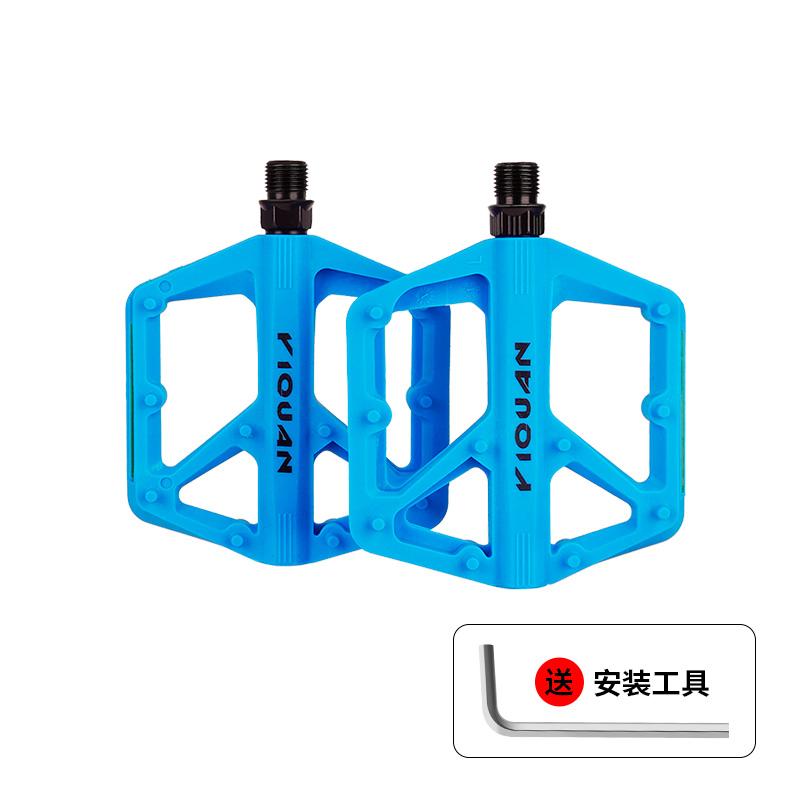 Bike Pedals Nylon Bearing 9/16 Non-Slip Flat Pedals Lightweight Wide Flat Platform Cycling Pedals for BMX Road MTB E-Bike синий
Bike Pedals Nylon Bearing 9/16 Non-Slip Flat Pedals Lightweight Wide Flat Platform Cycling Pedals for BMX Road MTB E-Bike синий
