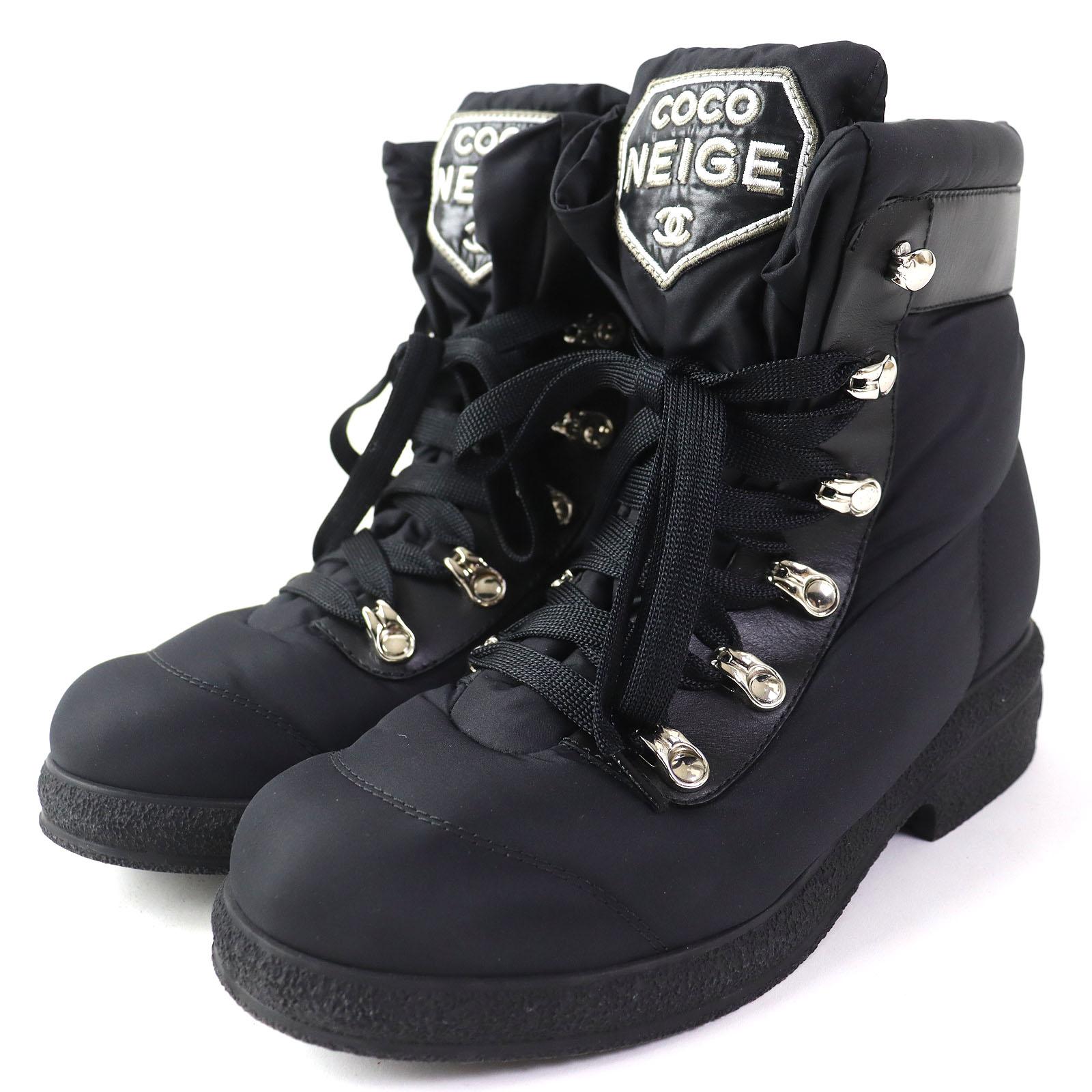 Great CHANEL short boots COCONEIGE COCONEIGE COCO Mark Leather and Nylon black Women 35.5 G34082 Used
Great CHANEL short boots COCONEIGE COCONEIGE COCO Mark Leather and Nylon black Women 35.5 G34082 Used