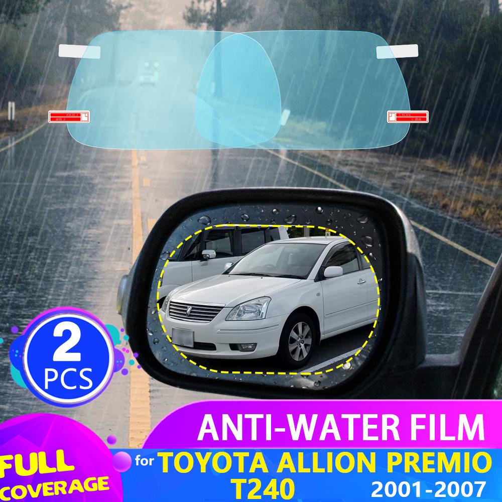 Автомобильная зеркальная пленка заднего вида для Toyota Allion Premio T240 2001 ~ 2007, полное покрытие, противотуманная непромокаемая наклейка, аксессуары 2002
Автомобильная зеркальная пленка заднего вида для Toyota Allion Premio T240 2001 ~ 2007, полное покрытие, противотуманная непромокаемая наклейка, аксессуары 2002