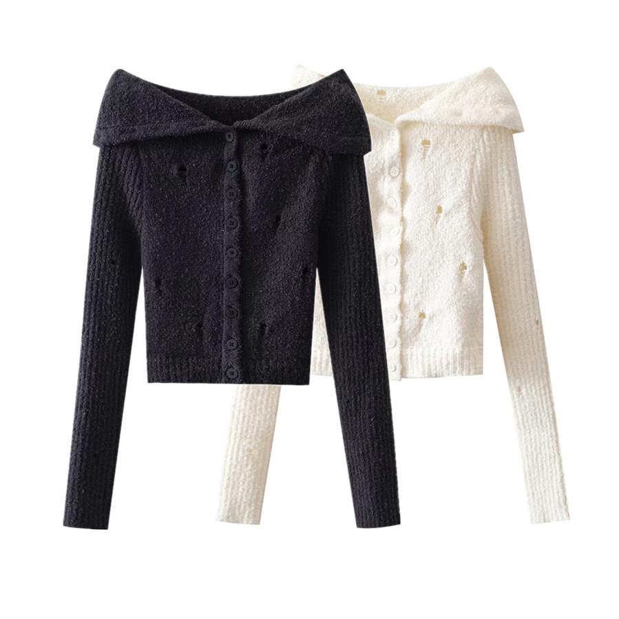 2025 Spring Women s One-Shoulder Long-Sleeve Ripped Knitted Sweater Large кремовый/белый
2025 Spring Women s One-Shoulder Long-Sleeve Ripped Knitted Sweater Large кремовый/белый