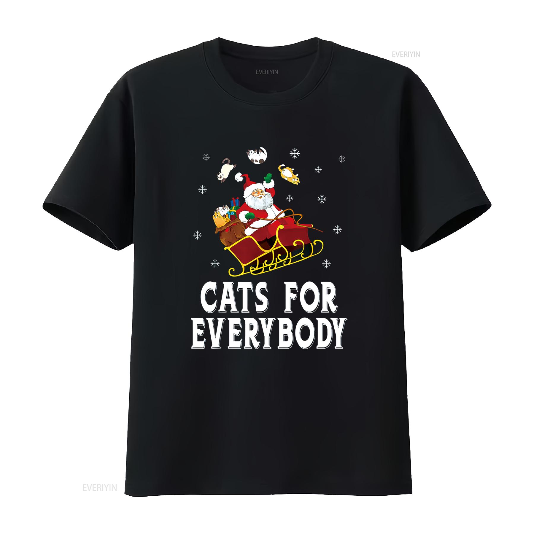 Cats For Everybody Christmas Cat Funny Xmas Women Santa T Shirt vintage Washed Casual Slightly homme Stretched Breathable 4XL
Cats For Everybody Christmas Cat Funny Xmas Women Santa T Shirt vintage Washed Casual Slightly homme Stretched Breathable 4XL