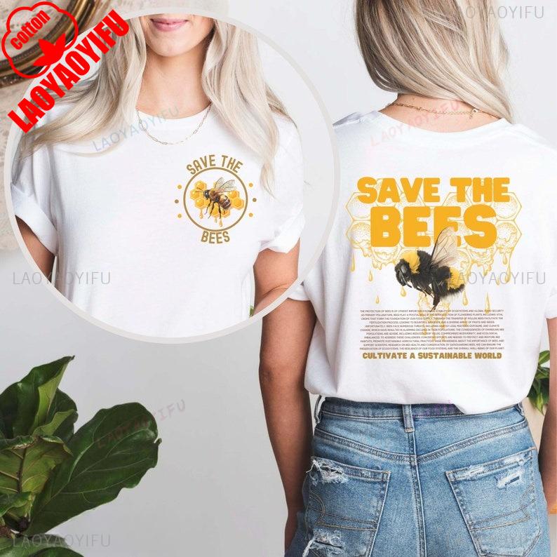 New Style Save The Bees Beekeeper Bumble Bee Earth Day Honey Bee Environmental Nature Lover Tee Crewneck Printed Tshirt Tops 4XL
New Style Save The Bees Beekeeper Bumble Bee Earth Day Honey Bee Environmental Nature Lover Tee Crewneck Printed Tshirt Tops 4XL