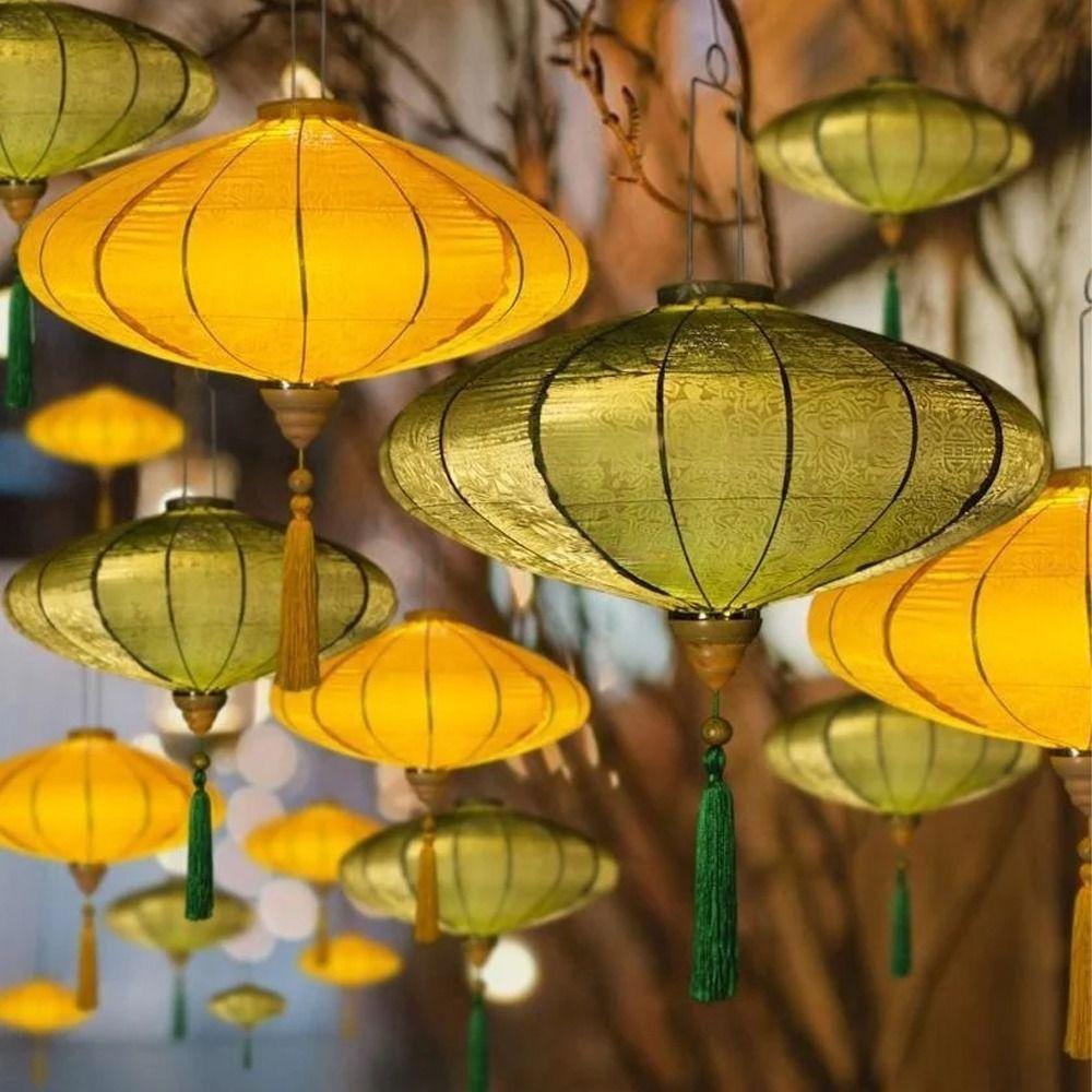 Handmade Fabric Mid Autumn Festival Antique Lantern Chinese Japanese Lantern National Day зелений
Handmade Fabric Mid Autumn Festival Antique Lantern Chinese Japanese Lantern National Day зелений
