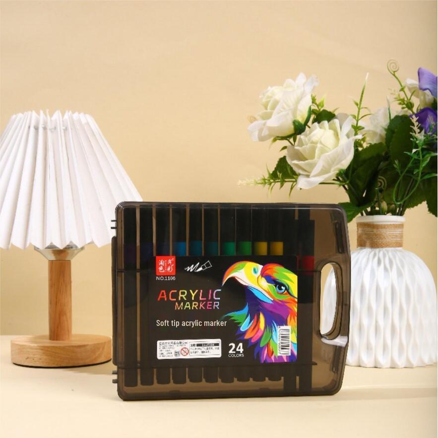 Быстросохнущий черный акриловый маркер: Не растекающиеся, наслаиваемые, мягкий наконечник для детского граффити-искусства
Быстросохнущий черный акриловый маркер: Не растекающиеся, наслаиваемые, мягкий наконечник для детского граффити-искусства