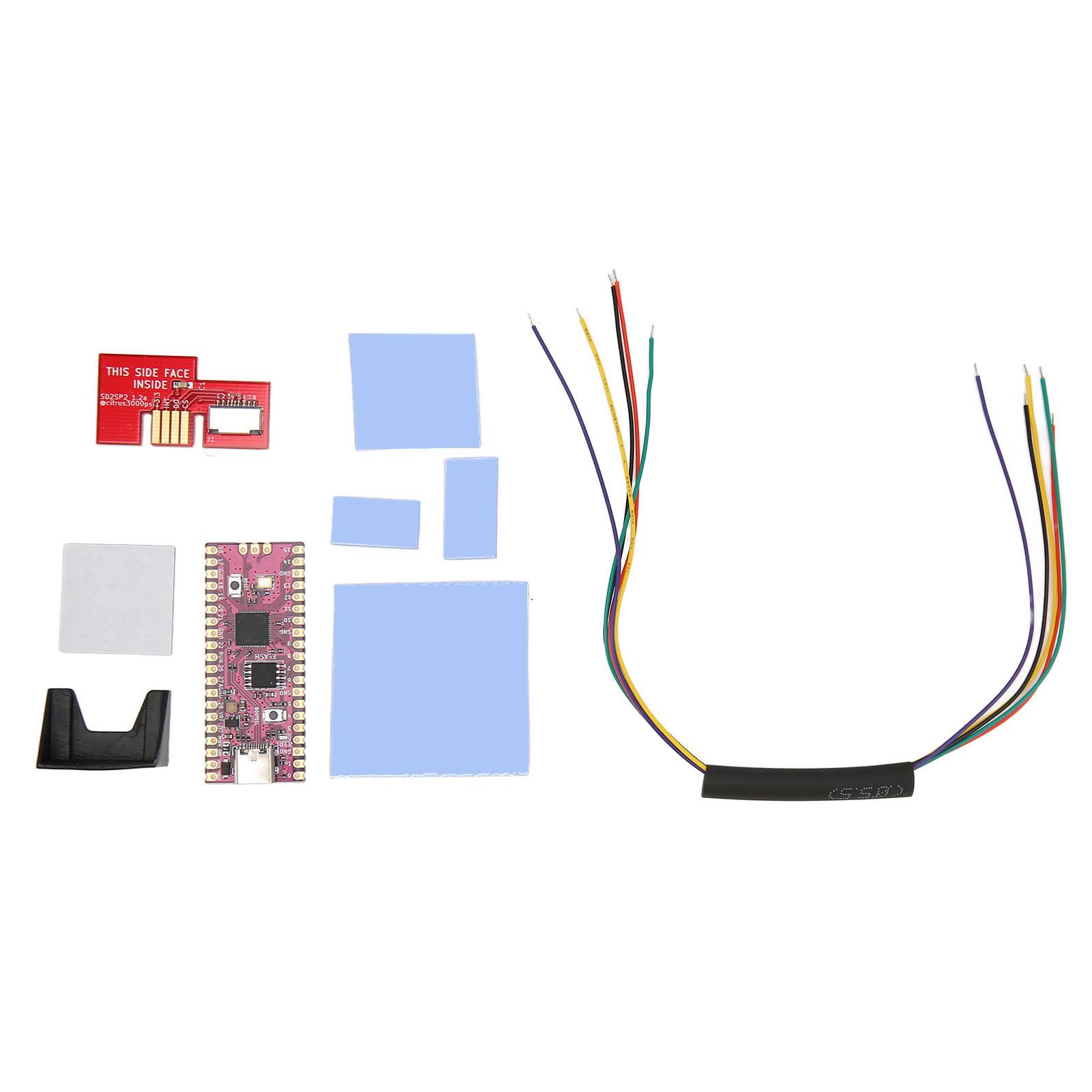 For RPi Pico Flexible Microcontroller Board Dual Core 264KB ARM Cortex M0+Processor with SD2SP2 червоний
For RPi Pico Flexible Microcontroller Board Dual Core 264KB ARM Cortex M0+Processor with SD2SP2 червоний