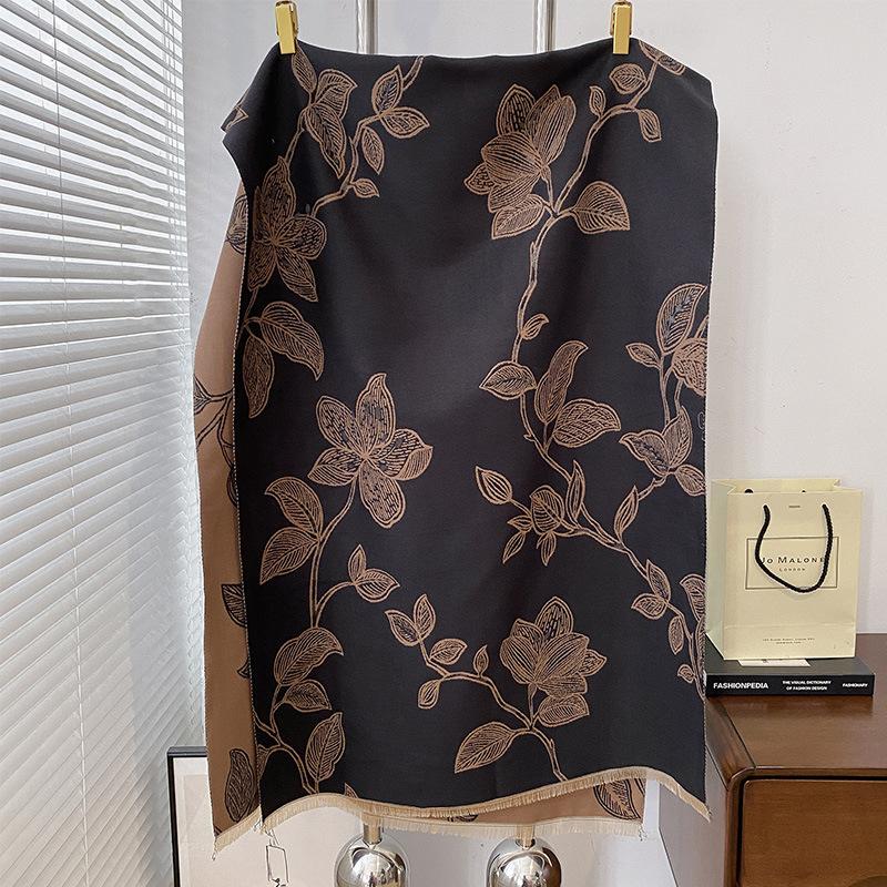 Имитация кашемира Двусторонний контрастный цвет Универсальный Растительный принт Двусторонний Теплый шарф Шаль Верхняя одежда Женская 185cm темно-коричневого
Имитация кашемира Двусторонний контрастный цвет Универсальный Растительный принт Двусторонний Теплый шарф Шаль Верхняя одежда Женская 185cm темно-коричневого