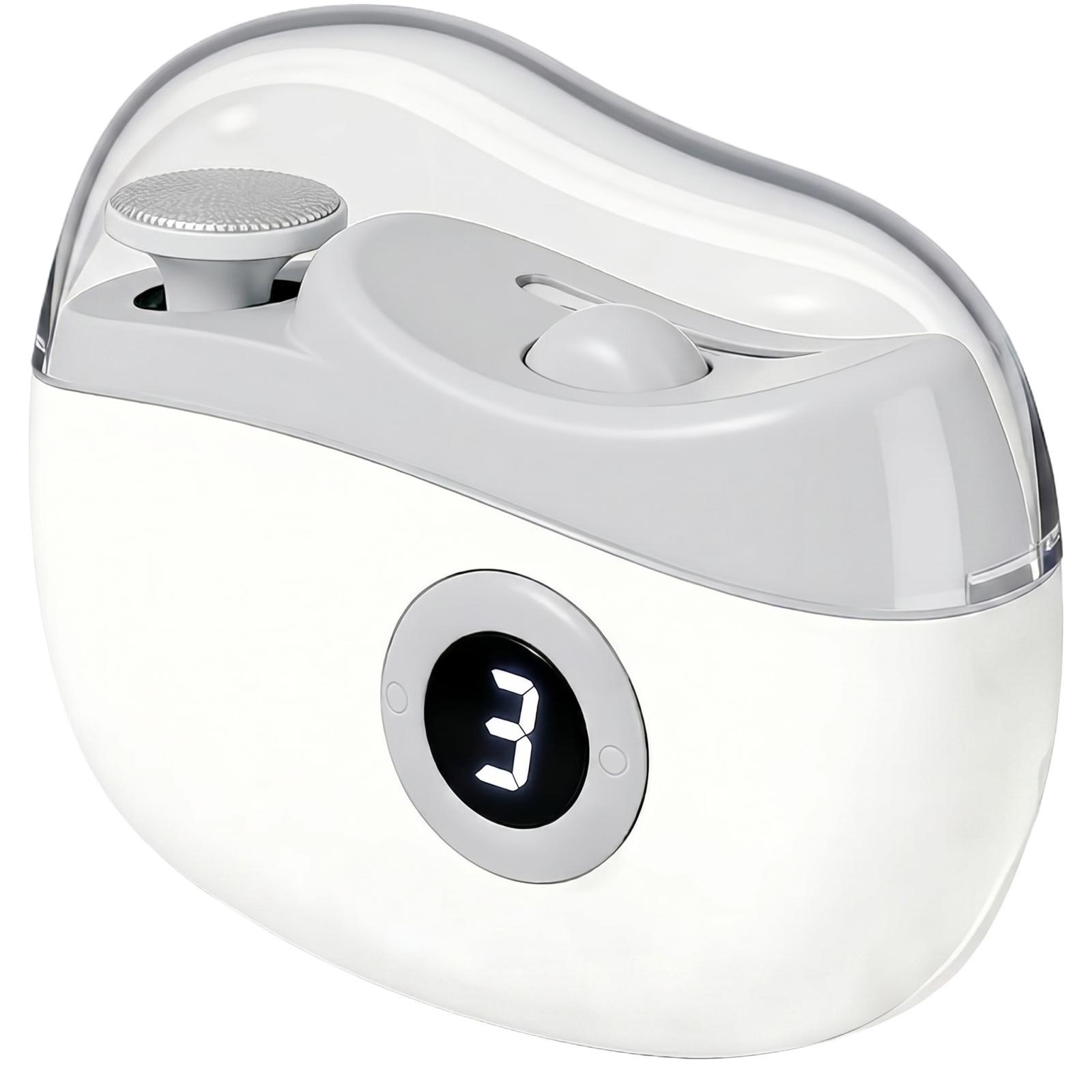 Electric Nail Grinder and Cutter 2 in 1 Portable Rechargeable Nail Trimmer with Adjustable Speed and Digital Display for Precise Nail Care One Size білий
Electric Nail Grinder and Cutter 2 in 1 Portable Rechargeable Nail Trimmer with Adjustable Speed and Digital Display for Precise Nail Care One Size білий