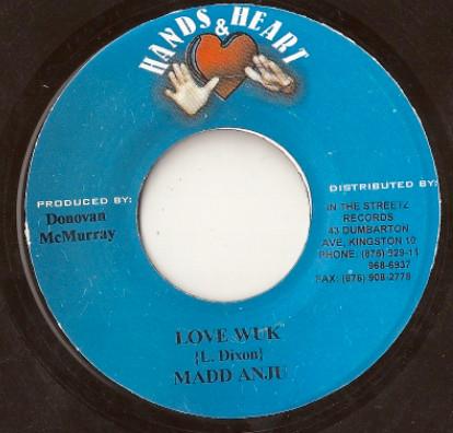 7inch Record MADD ANJU / BLING DAWG - Love Wuk/ Bless Mi Hand NONE Hands & Heart Jamaica Reggae, Ska & Dub Used
7inch Record MADD ANJU / BLING DAWG - Love Wuk/ Bless Mi Hand NONE Hands & Heart Jamaica Reggae, Ska & Dub Used