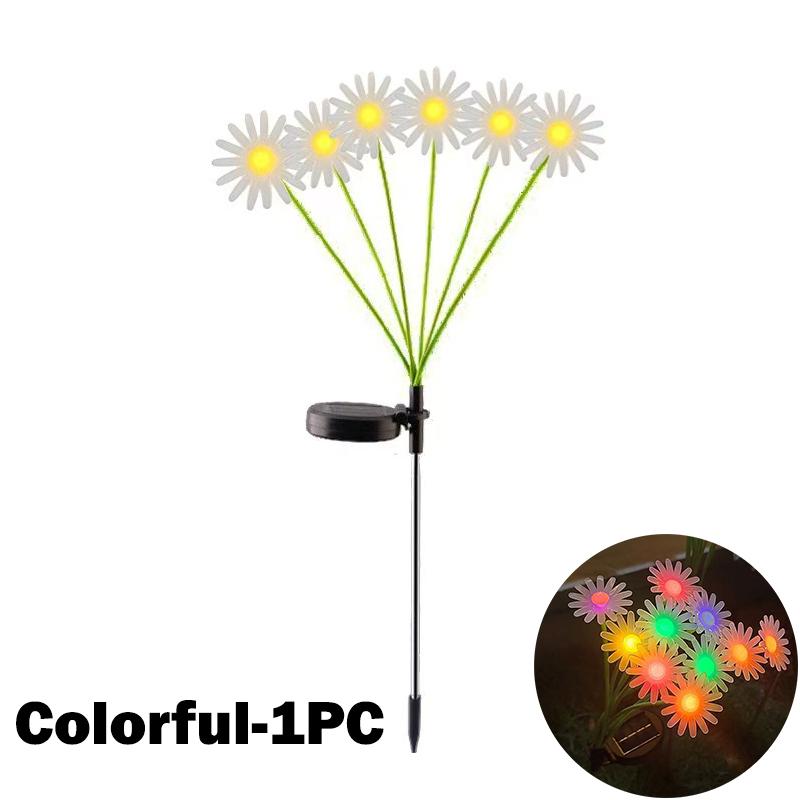 6/8/10LED Solar Daisy Lights Sunflower Lights Outdoor Yard Solar Lawn Landscape Lights Garden Decoration Lamp Pathway Lighting 6LEDS
6/8/10LED Solar Daisy Lights Sunflower Lights Outdoor Yard Solar Lawn Landscape Lights Garden Decoration Lamp Pathway Lighting 6LEDS