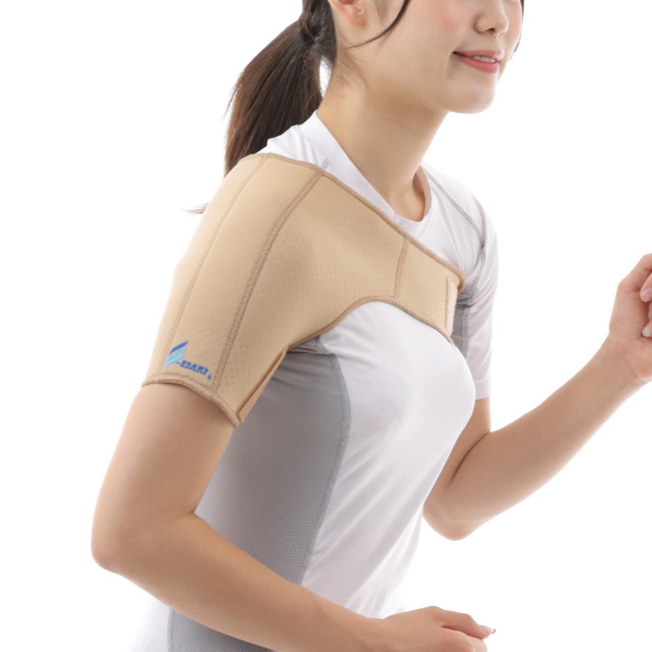 Shoulder support made by a chiropractic specialist Esaki shoulder sports made of material that easily releases sweat and moisture company, support, бежевий
Shoulder support made by a chiropractic specialist Esaki shoulder sports made of material that easily releases sweat and moisture company, support, бежевий