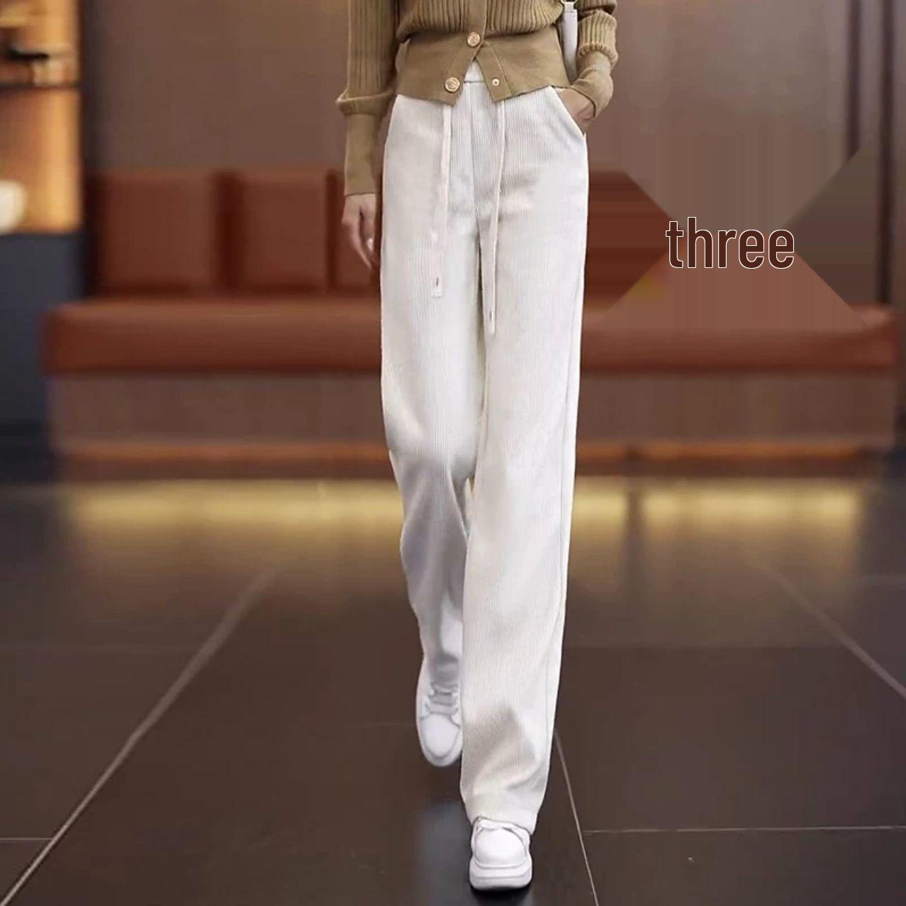 2025 Plus Size Slimming High Waist Straight-Leg Pants for Women - Autumn/Winter Velvet Casual 6XL for 265-300 jin
2025 Plus Size Slimming High Waist Straight-Leg Pants for Women - Autumn/Winter Velvet Casual 6XL for 265-300 jin