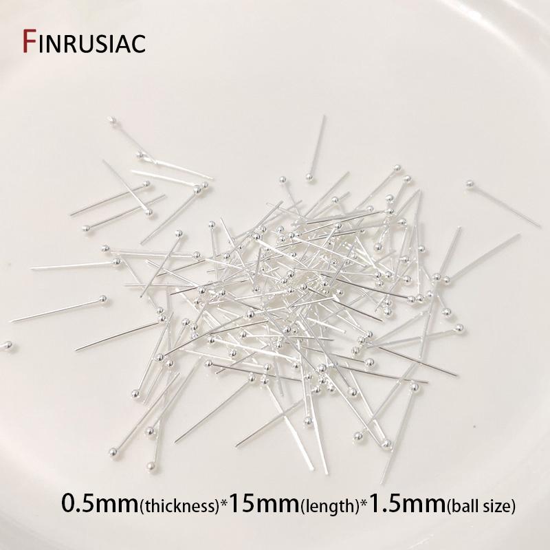 100 pcs Silver Plated Brass Metal Ball Head Pin/Flat Head Pins/Eye Head Pins For Jewelry Making Beading Pins Findings Supplies
100 pcs Silver Plated Brass Metal Ball Head Pin/Flat Head Pins/Eye Head Pins For Jewelry Making Beading Pins Findings Supplies