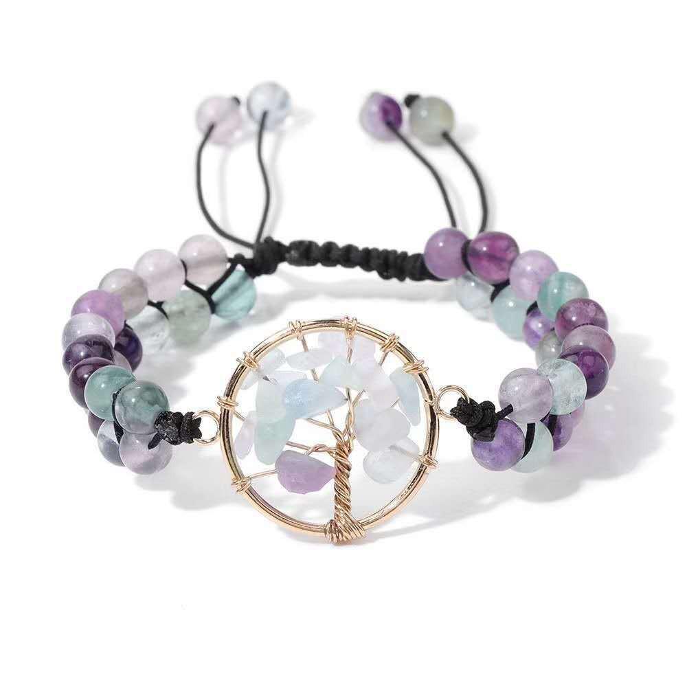 Natural Crystal Double-Layer Tree of Life Bracelet
Natural Crystal Double-Layer Tree of Life Bracelet