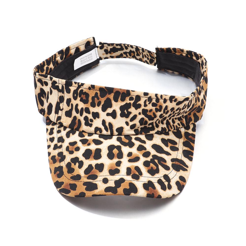 Summer Cotton Leopard Print Sun Cap Top Empty Sun Protection Visor Sunscreen Hat коричневий
Summer Cotton Leopard Print Sun Cap Top Empty Sun Protection Visor Sunscreen Hat коричневий