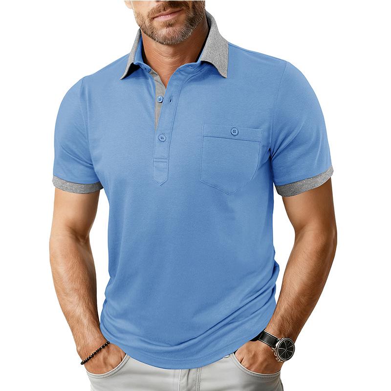 Men s Short Sleeve Polo Shirt with Lapel and Ribbed Cuffs - Casual Button-Down Fashion Top US XXXL
Men s Short Sleeve Polo Shirt with Lapel and Ribbed Cuffs - Casual Button-Down Fashion Top US XXXL