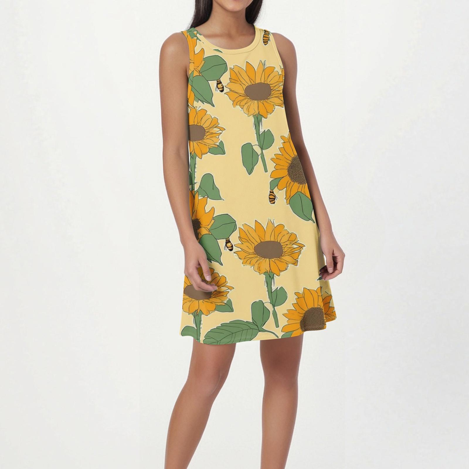 Summer Dresses for Women 2026 Sleeveless Casual Sundresses for Women 2026 Sunflower Print Summer Dress Loose Fit A Line Summer Dresses M
Summer Dresses for Women 2026 Sleeveless Casual Sundresses for Women 2026 Sunflower Print Summer Dress Loose Fit A Line Summer Dresses M