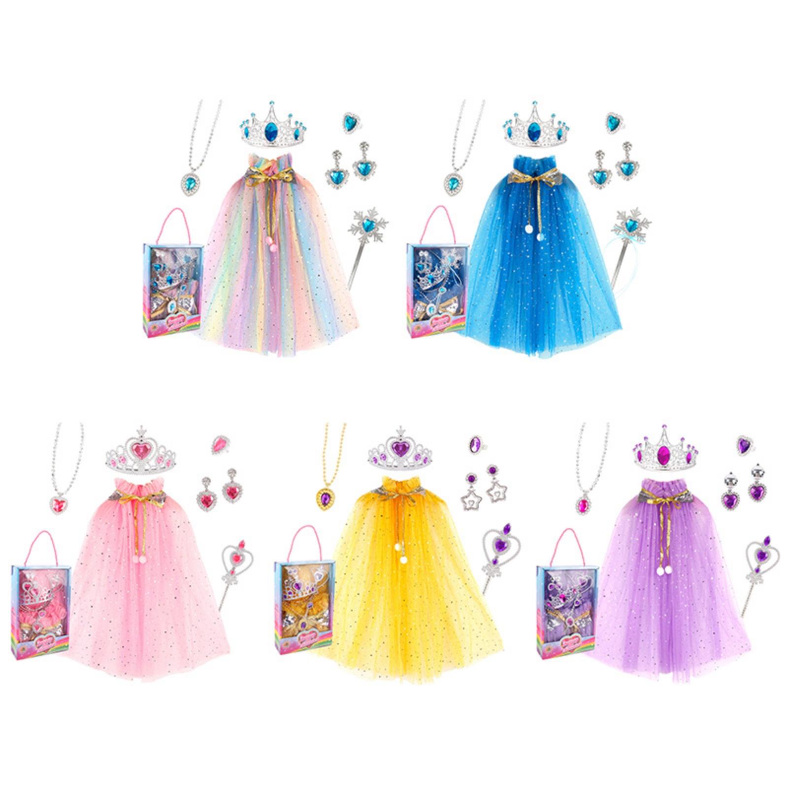 4-14 Years Girls Princess Role Play Costume Cloak/Crown/Magic Wand/Necklace/Earrings Set
4-14 Years Girls Princess Role Play Costume Cloak/Crown/Magic Wand/Necklace/Earrings Set