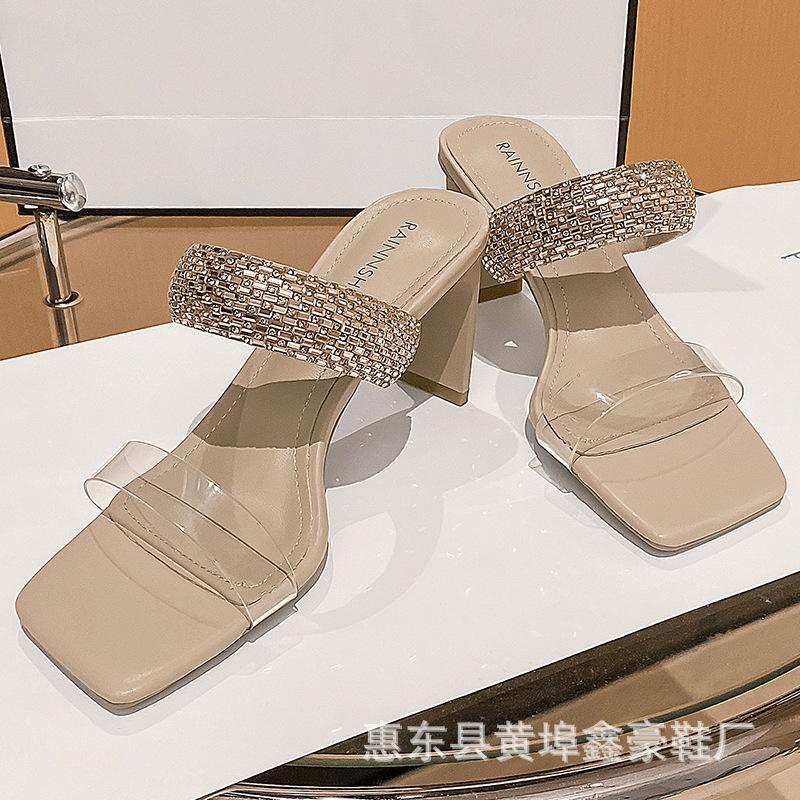 Premium temperament high heels thick heel with glass diamond versatile style Xinhao Shoe Factory 40 шампанського
Premium temperament high heels thick heel with glass diamond versatile style Xinhao Shoe Factory 40 шампанського