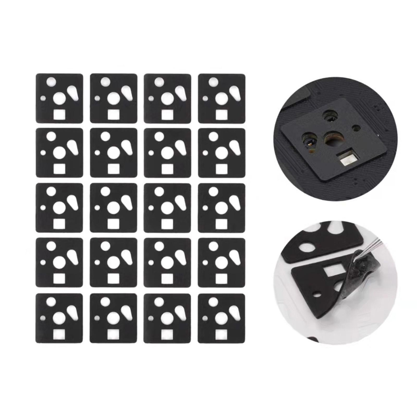 120Pcs PE Pad for Mechanical Keyboard PCB Switch Pads Stickers Foam Material Gasket Improve BM60 BM65 BM68 чёрный
120Pcs PE Pad for Mechanical Keyboard PCB Switch Pads Stickers Foam Material Gasket Improve BM60 BM65 BM68 чёрный