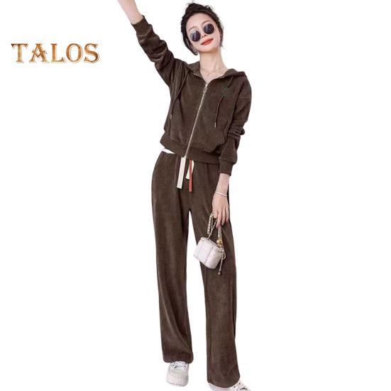 2 шт./комплект женский пиджак брюки костюм с капюшоном застежка-молния завязка длинный рукав куртка эластичный пояс широкие штанины карманы брюки зимний спортивный костюм M кофейный
2 шт./комплект женский пиджак брюки костюм с капюшоном застежка-молния завязка длинный рукав куртка эластичный пояс широкие штанины карманы брюки зимний спортивный костюм M кофейный