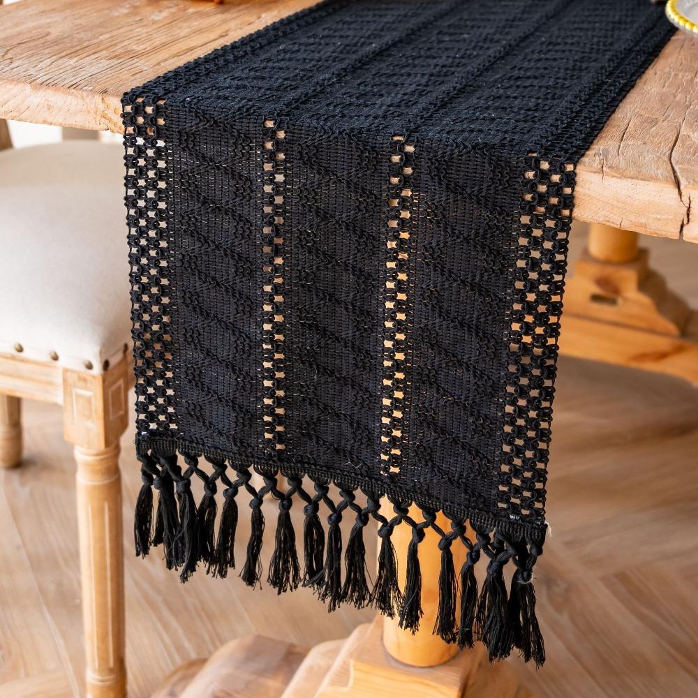 Rustic Boho Table Runner Solid Color Festival Dining Table Cover Advanced Tablecloth Christmas Style 2
Rustic Boho Table Runner Solid Color Festival Dining Table Cover Advanced Tablecloth Christmas Style 2