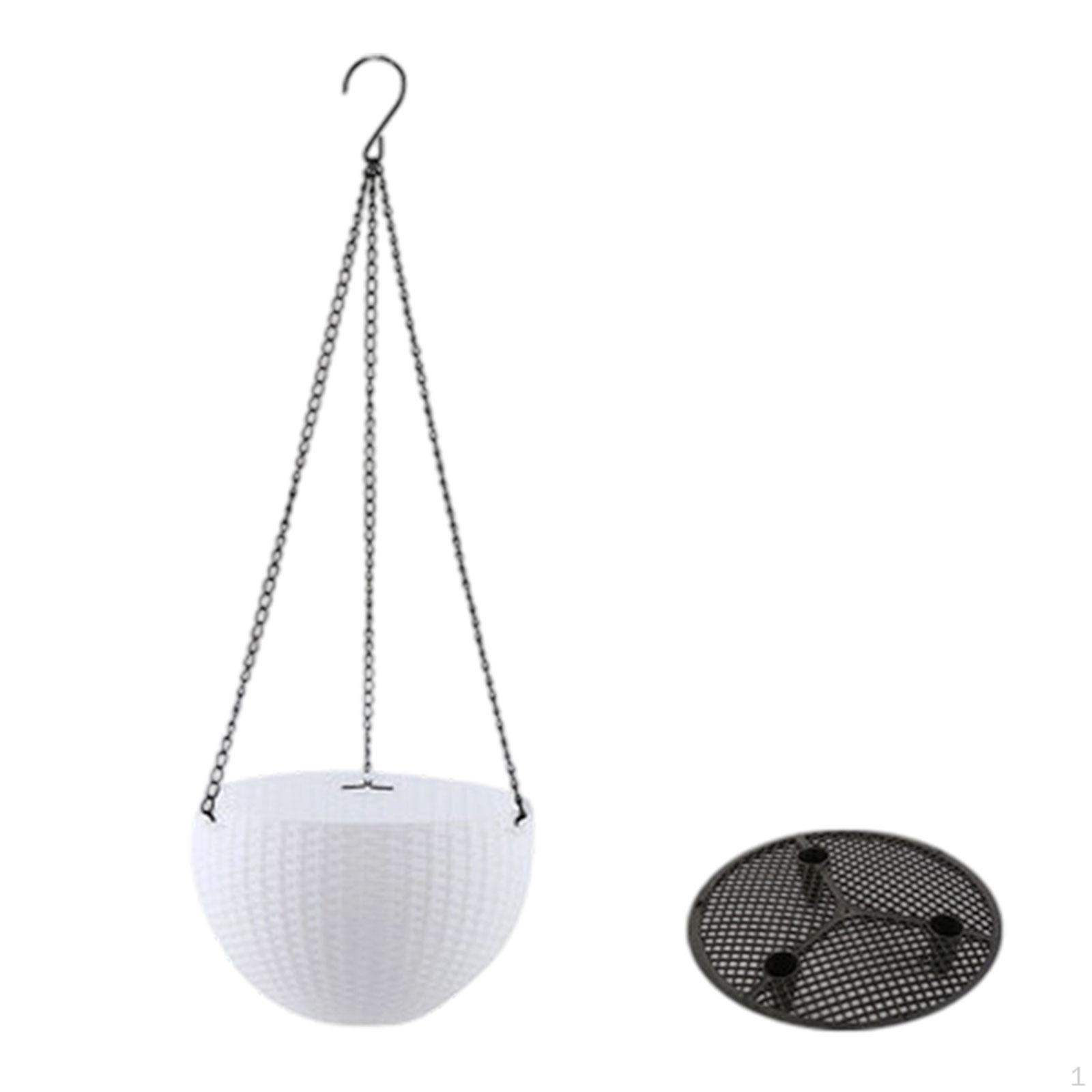 Hanging Planter Floral Container Automatic Water Absorption Flower Pot Self Watering Basket коричневий
Hanging Planter Floral Container Automatic Water Absorption Flower Pot Self Watering Basket коричневий