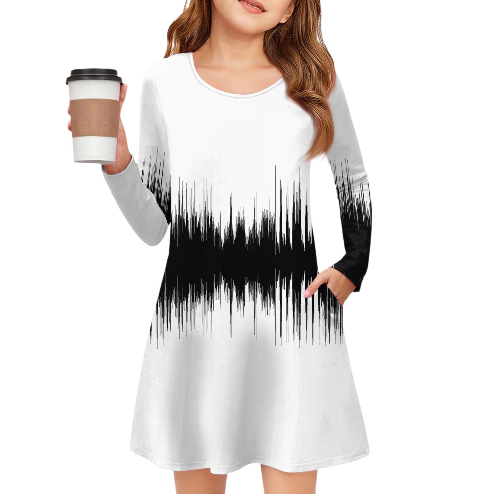 Girls Long Sleeve Dress - Color Pocket Dress 130 білий
Girls Long Sleeve Dress - Color Pocket Dress 130 білий