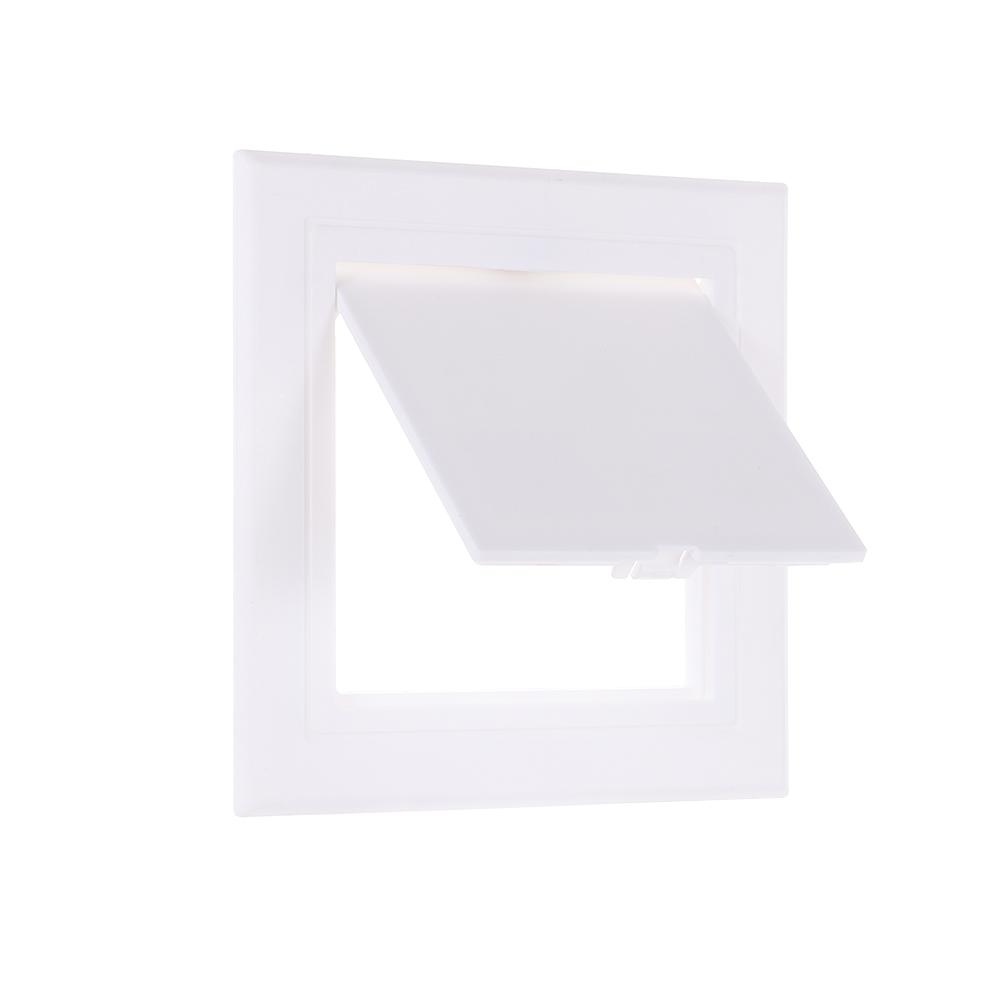 White Opening Flap Cover Plate Removable ABS Access Hatch Cover Doors Wall Ceiling 100x100mm
White Opening Flap Cover Plate Removable ABS Access Hatch Cover Doors Wall Ceiling 100x100mm