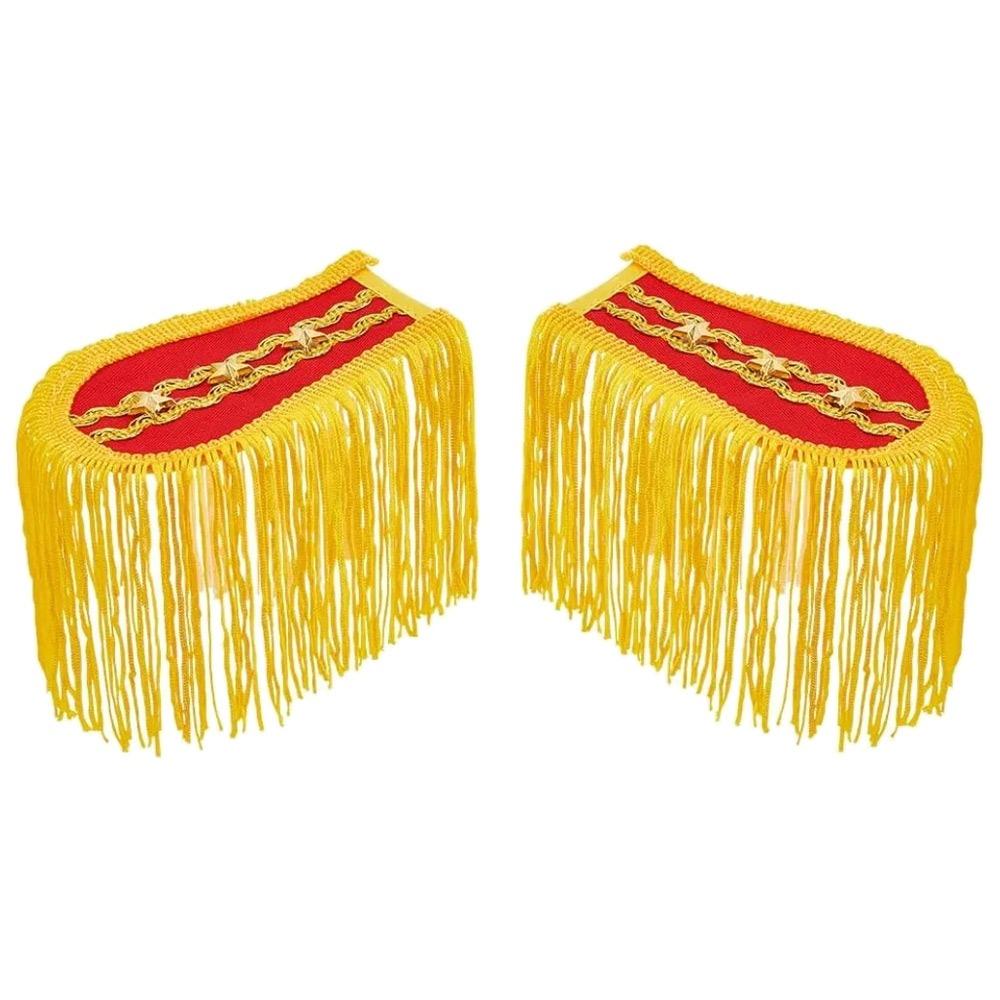 1Pair Multipurpose Tassel Fringe Epaulets Colorful Jackets Overcoats Epaulett for Drum Horn Band Red
1Pair Multipurpose Tassel Fringe Epaulets Colorful Jackets Overcoats Epaulett for Drum Horn Band Red
