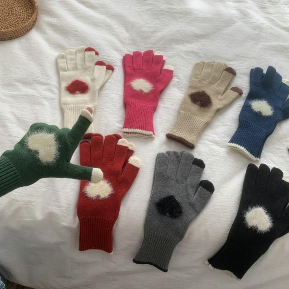 Polyester Riding Split Finger Gloves Solid Color Full Finger Gloves Fashion Winter Mittens
Polyester Riding Split Finger Gloves Solid Color Full Finger Gloves Fashion Winter Mittens