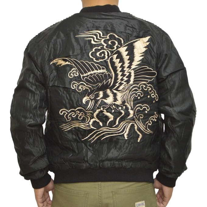 Tailor Toyo Filled Quilted Souvenir Jacket Acetate Sukajan BLACK EAGLE LANDSCAPE Taylor Toyo TT15391-119 × (S) чорний
Tailor Toyo Filled Quilted Souvenir Jacket Acetate Sukajan BLACK EAGLE LANDSCAPE Taylor Toyo TT15391-119 × (S) чорний