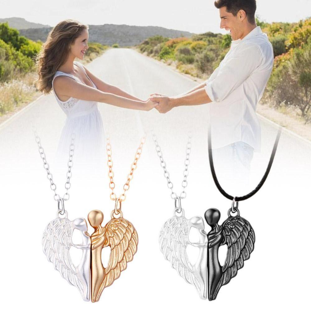 Сплав Магнит Любовь Ожерелья Сердце дизайн Ожерелья ко Дню святого Валентина Крылья ангела Ожерелье для объятий
Сплав Магнит Любовь Ожерелья Сердце дизайн Ожерелья ко Дню святого Валентина Крылья ангела Ожерелье для объятий