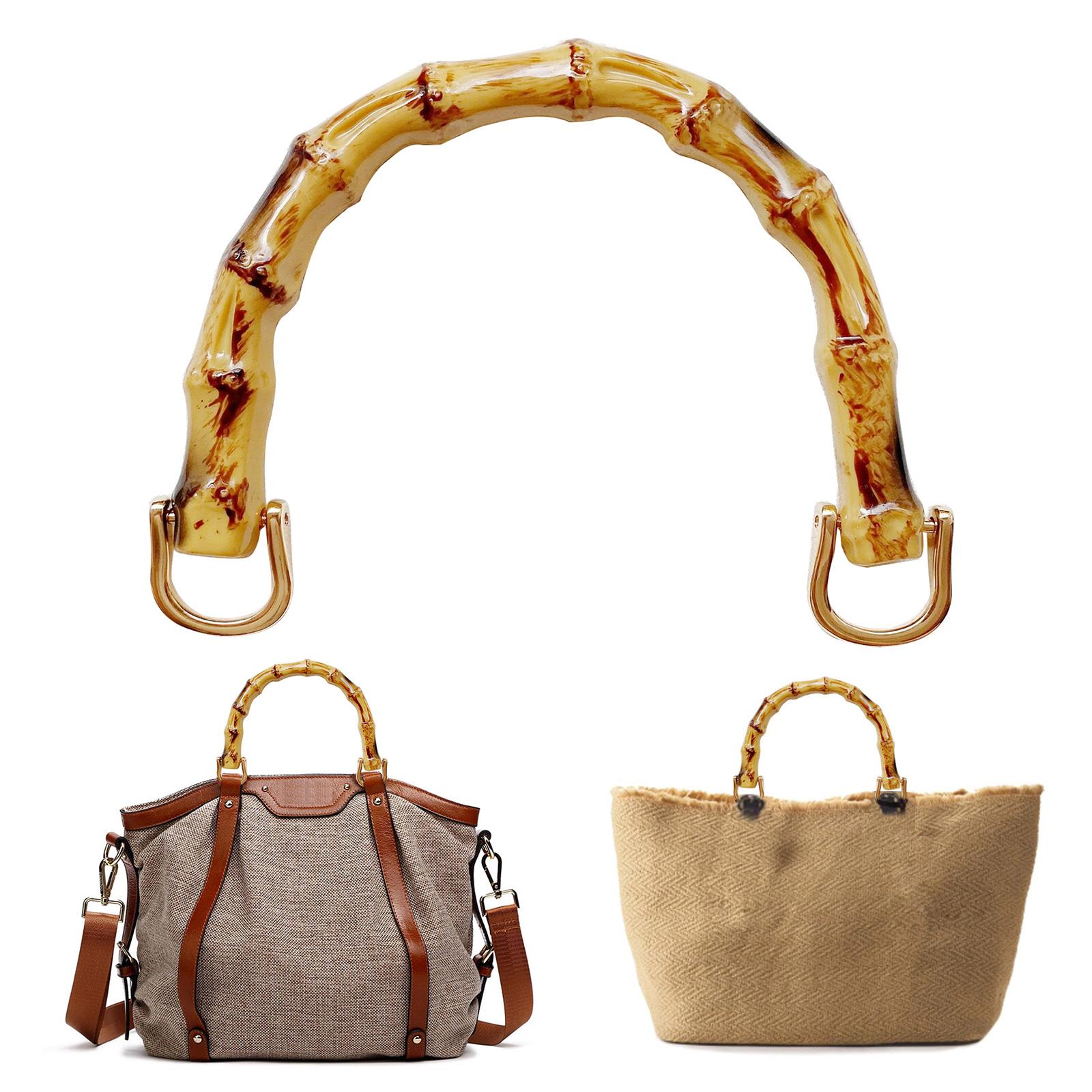 Handbag Handles U-Shape Bamboo Imitation Handle/Metal Link Buckle Set for DIY Lady Purse Handcrafted Bags Accessories T1
Handbag Handles U-Shape Bamboo Imitation Handle/Metal Link Buckle Set for DIY Lady Purse Handcrafted Bags Accessories T1