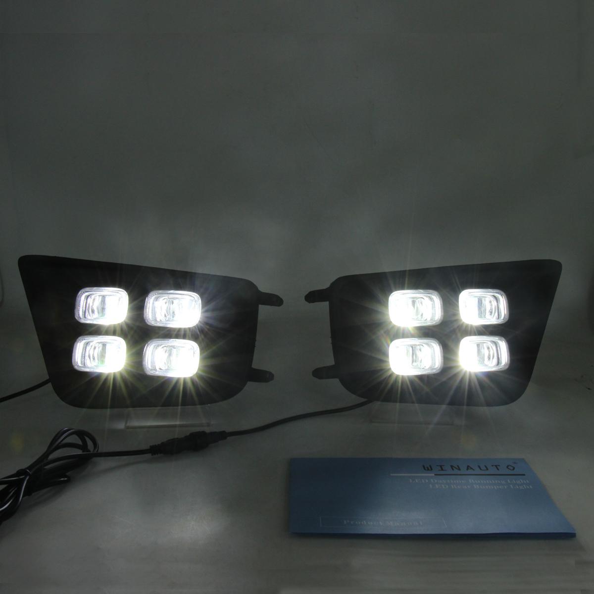 For Toyota Tacoma 2012-2015 1 Pair Car DRL Fog Light Waterproof White+Yellow LED Turn Signal Lamp Type A
For Toyota Tacoma 2012-2015 1 Pair Car DRL Fog Light Waterproof White+Yellow LED Turn Signal Lamp Type A