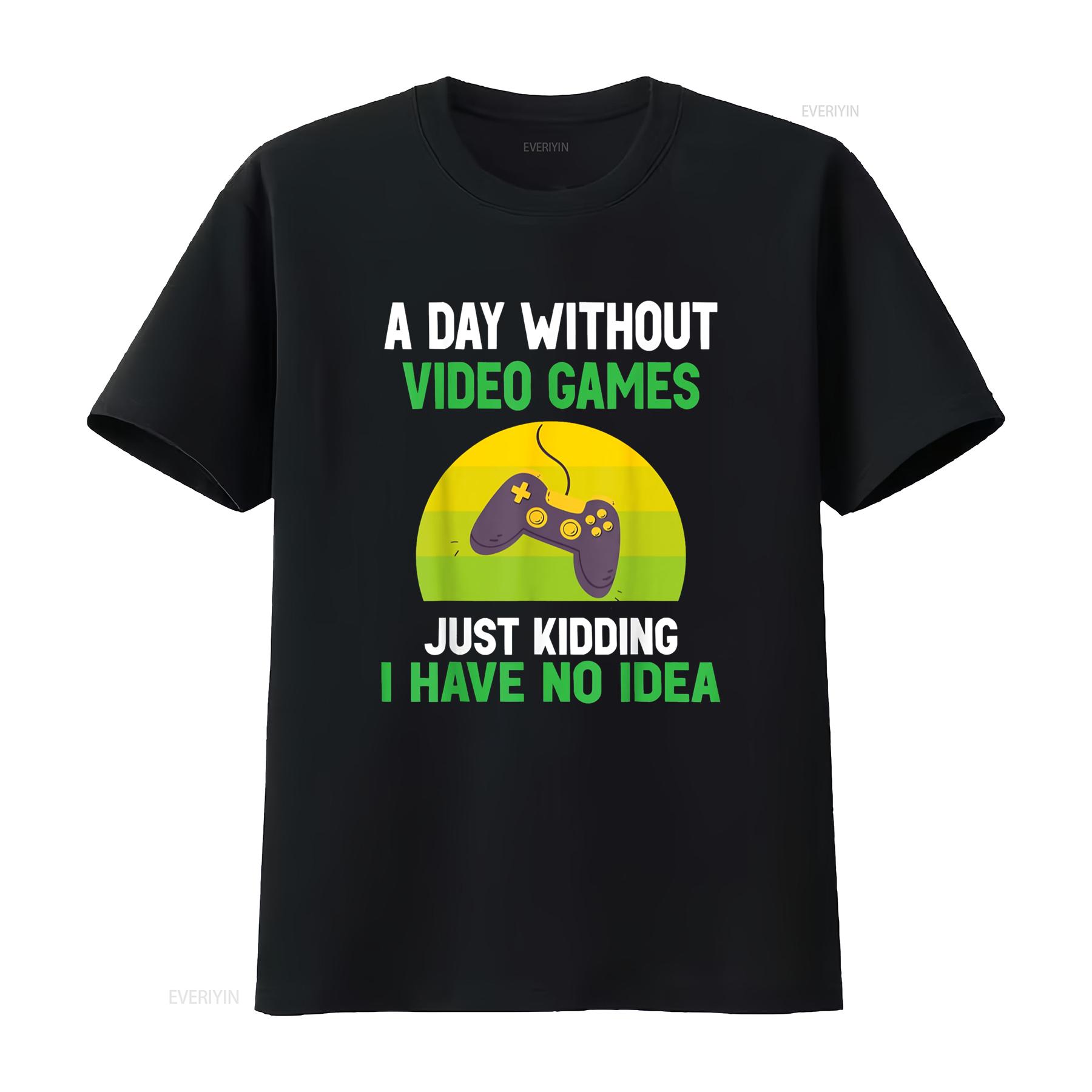 A Day Without Video Games Funny Gamer T Shirt vintage Washed Versatile fashion Stylish Unisex Top For Everyday Wear streetwear 4XL
A Day Without Video Games Funny Gamer T Shirt vintage Washed Versatile fashion Stylish Unisex Top For Everyday Wear streetwear 4XL