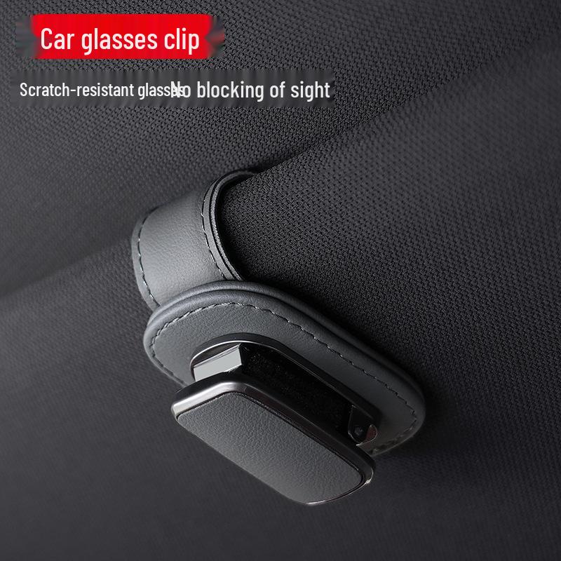 Car Sun Visor Sunglasses Holder and Receipt Clip сірий колір
Car Sun Visor Sunglasses Holder and Receipt Clip сірий колір