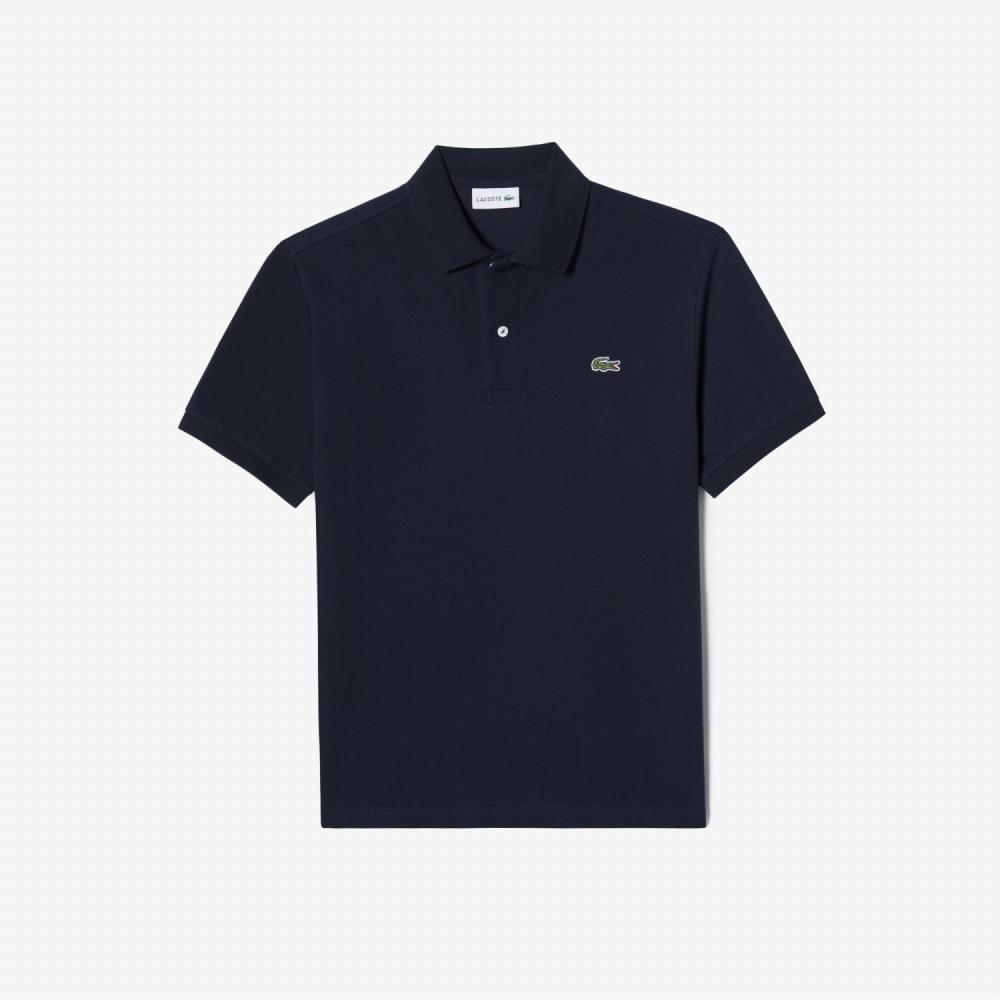 LACOSTE Мужская рубашка-поло французского стандартного кроя с короткими рукавами темно-синего цвета
LACOSTE Мужская рубашка-поло французского стандартного кроя с короткими рукавами темно-синего цвета