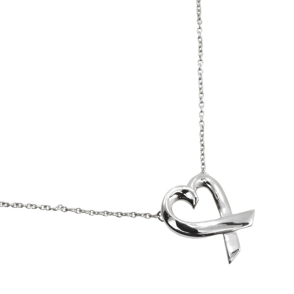 TIFFANY&Co. Loving heart Necklace Paloma Picasso Silver925 2.4g Women Used
TIFFANY&Co. Loving heart Necklace Paloma Picasso Silver925 2.4g Women Used