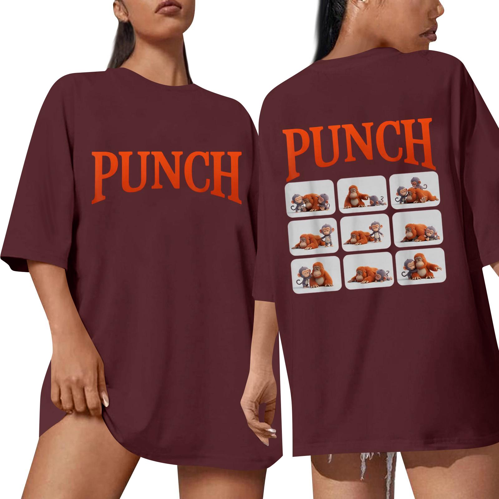 Women s And Men s Fashionable Round Neck Casual Print Short Sleeved T-shirt Top XL винний
Women s And Men s Fashionable Round Neck Casual Print Short Sleeved T-shirt Top XL винний