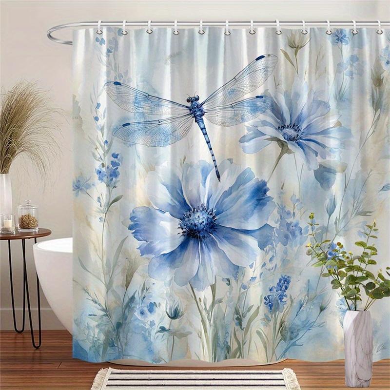 1Pc Blue Dragonfly Shower Curtain - Polyester Fabric, Machine Washable, Suitable For Bathroom Hotel Decoration W60H190(CM)-1 Pcs
1Pc Blue Dragonfly Shower Curtain - Polyester Fabric, Machine Washable, Suitable For Bathroom Hotel Decoration W60H190(CM)-1 Pcs