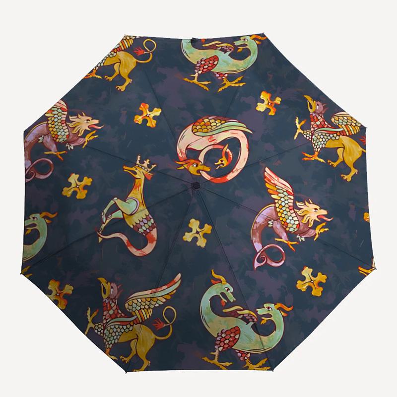 1pc Mythical Creatures Fashionable Auto Opening/Closing Folding Umbrella with 8 Bones, Windproof Portable, Daily Use296
1pc Mythical Creatures Fashionable Auto Opening/Closing Folding Umbrella with 8 Bones, Windproof Portable, Daily Use296