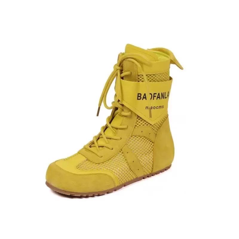 Boxing shoes - flat bottom inner height increase summer breathable mesh sports women s shoes 40 жёлтый
Boxing shoes - flat bottom inner height increase summer breathable mesh sports women s shoes 40 жёлтый