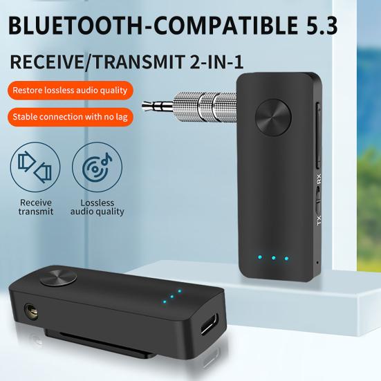 Bluetooth-совместимый приемник-передатчик 5.3 с малой задержкой, беспроводная высокопроизводительная технология Plug And Play 2 в 1, ТВ, автомобильный радиоприемник, мобильный телефон, компьютерный аудиоизлучатель чёрный
Bluetooth-совместимый приемник-передатчик 5.3 с малой задержкой, беспроводная высокопроизводительная технология Plug And Play 2 в 1, ТВ, автомобильный радиоприемник, мобильный телефон, компьютерный аудиоизлучатель чёрный