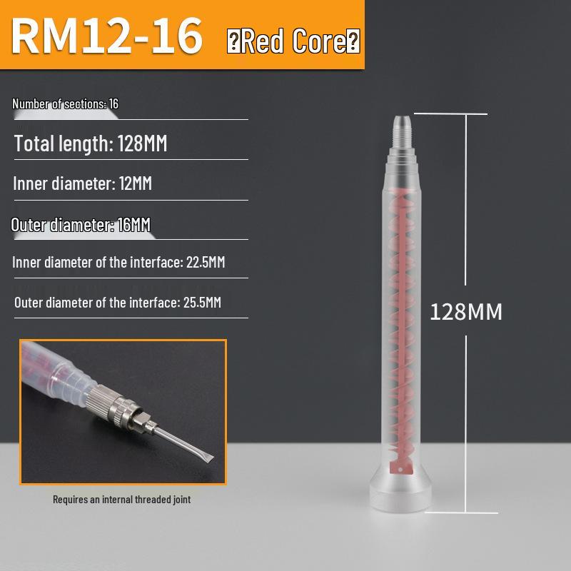 Electric Stirring Glue Mixing Tube & Needle for RM/RS Dispensing Valve
Electric Stirring Glue Mixing Tube & Needle for RM/RS Dispensing Valve