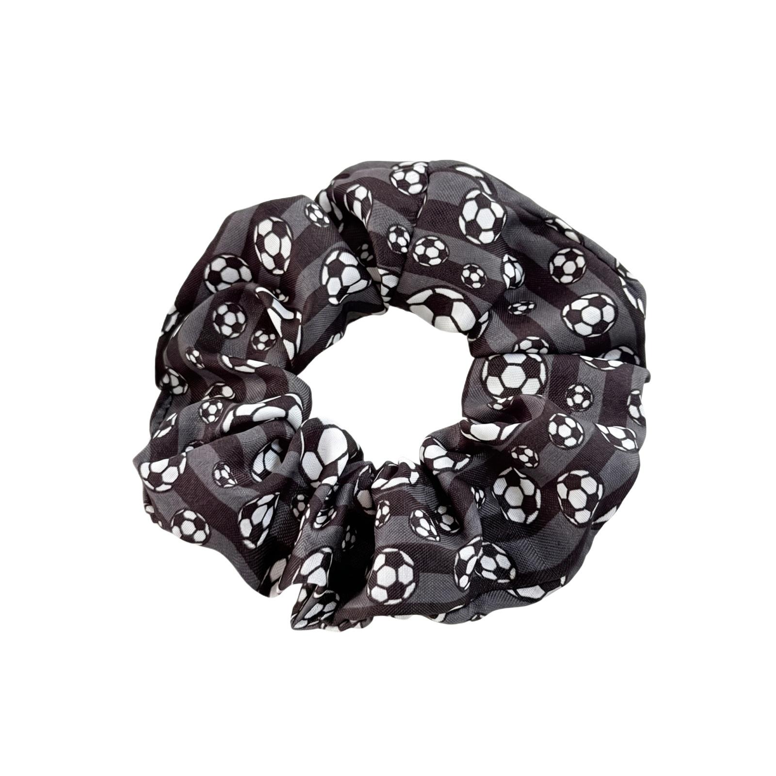 Fabric Hair Scrunchie with Soccer Ball Pattern Elastic Hair Tie Soft Stretchy Hair Accessory for Women Girls Ponytail Holders One Size
Fabric Hair Scrunchie with Soccer Ball Pattern Elastic Hair Tie Soft Stretchy Hair Accessory for Women Girls Ponytail Holders One Size