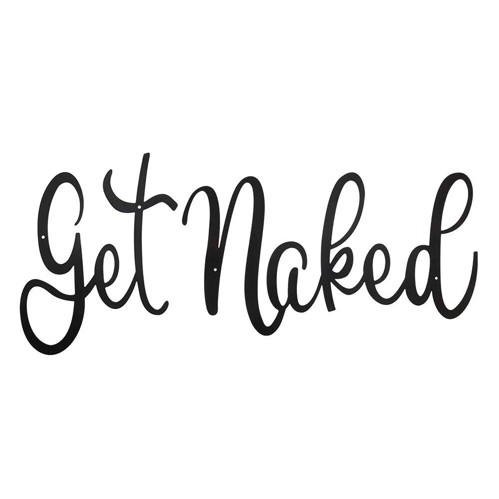 1 шт. Get Naked Words, настенные художественные буквы, черные вырезы, металлическая доска, забавное украшение для ванной комнаты, подвесное настенное искусство
1 шт. Get Naked Words, настенные художественные буквы, черные вырезы, металлическая доска, забавное украшение для ванной комнаты, подвесное настенное искусство