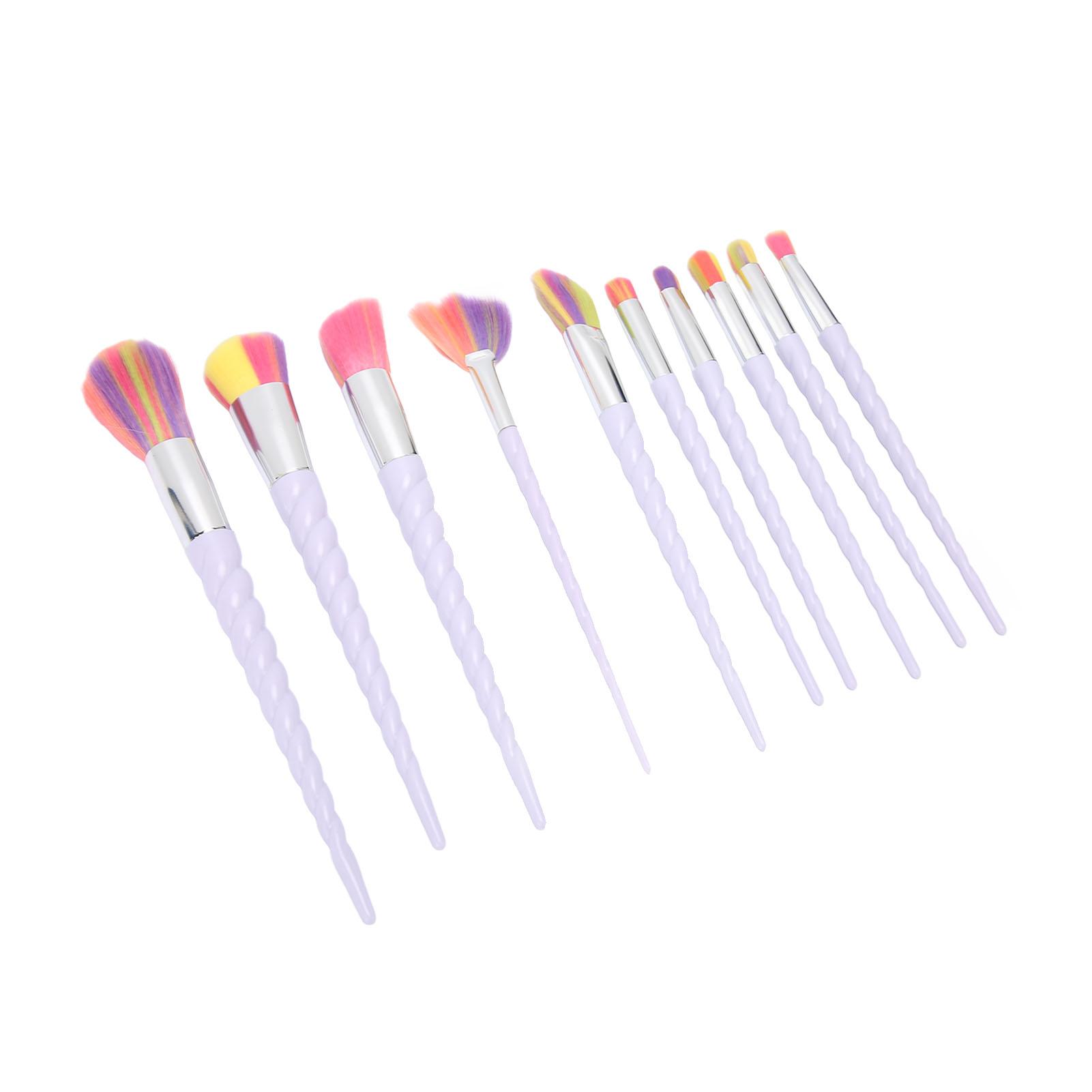 Makeup Brush Set Soft Colorful Bristles Portable Cosmetic Brush Kit for Loose Powder Eyeshadow Blush 10pcs
Makeup Brush Set Soft Colorful Bristles Portable Cosmetic Brush Kit for Loose Powder Eyeshadow Blush 10pcs