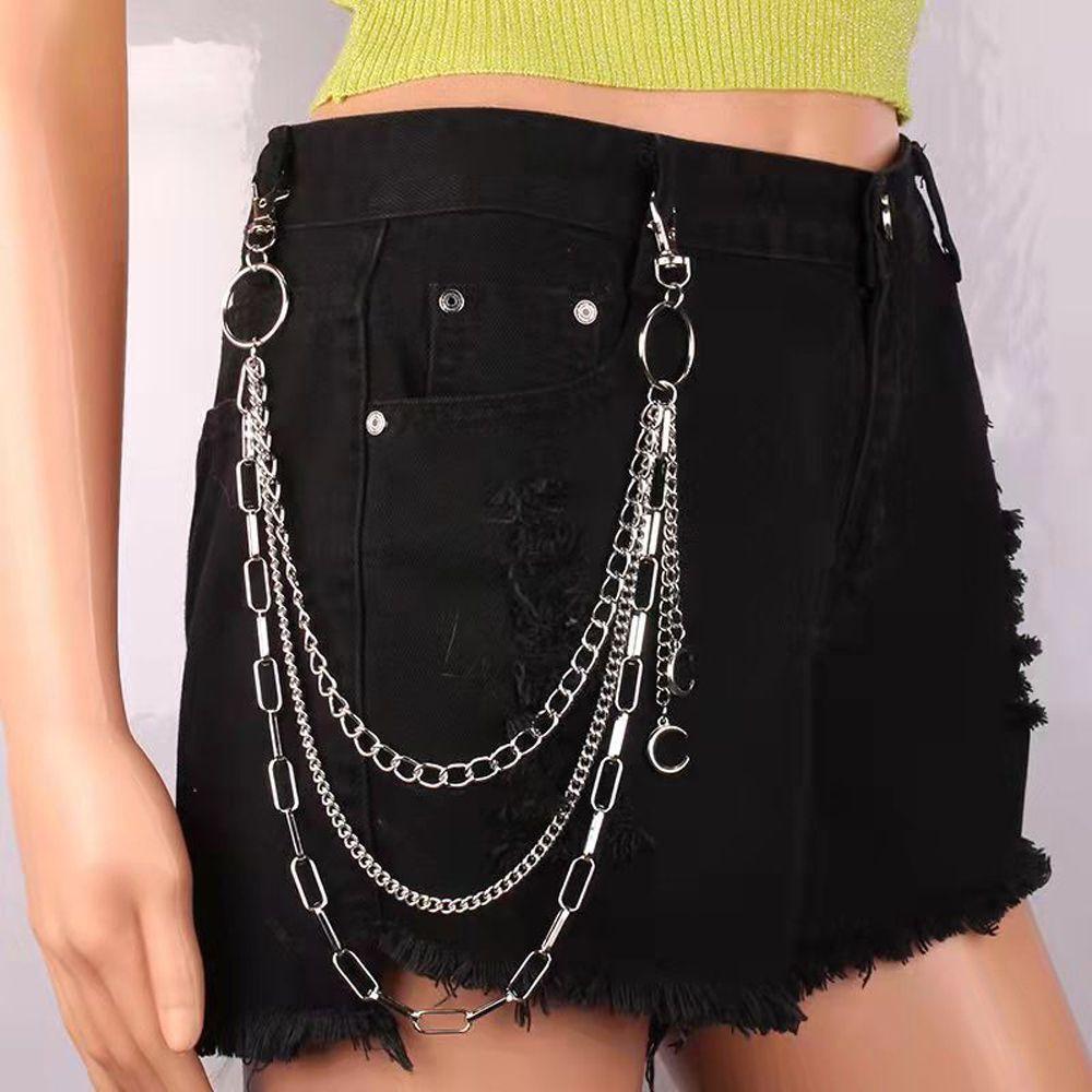 Simple Moon Pattern Tassel Chain Multi-Layer Waist Chain Dress Accessories Gift For Women Sexy Belt срібний
Simple Moon Pattern Tassel Chain Multi-Layer Waist Chain Dress Accessories Gift For Women Sexy Belt срібний
