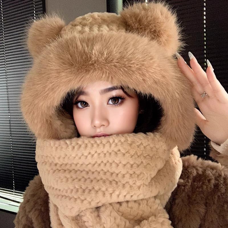 Очаровательный комплект из шапки, перчаток и шарфа с медведем — женский плюшевый зимний теплый комплект для велоспорта на открытом воздухе
Очаровательный комплект из шапки, перчаток и шарфа с медведем — женский плюшевый зимний теплый комплект для велоспорта на открытом воздухе