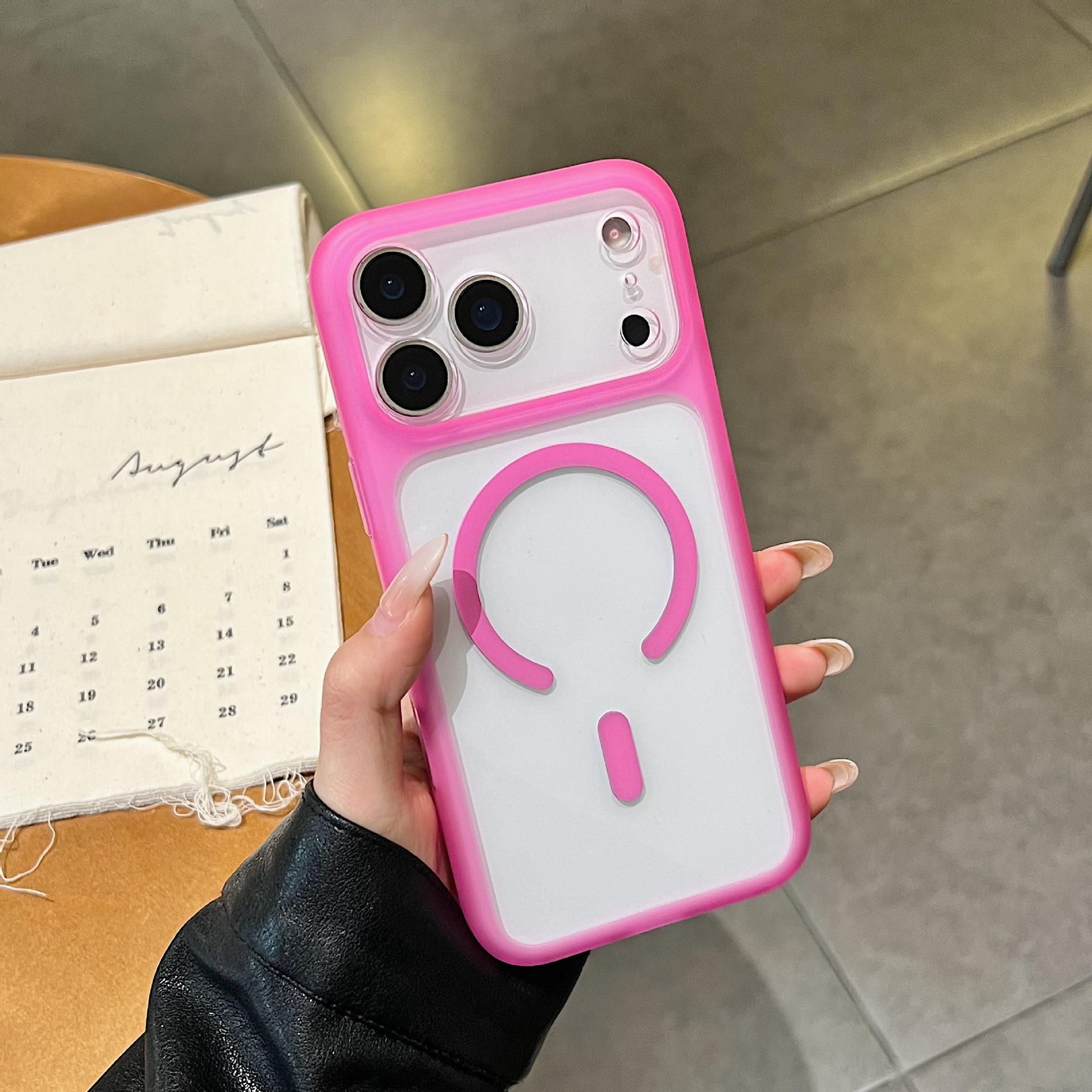 iPhone 17 Pro Max Candy Color Magnetic Case with Full Coverage Lens and Drop-Proof Protection For iPhone 17 Pro прозрачный/ярко-розовый
iPhone 17 Pro Max Candy Color Magnetic Case with Full Coverage Lens and Drop-Proof Protection For iPhone 17 Pro прозрачный/ярко-розовый